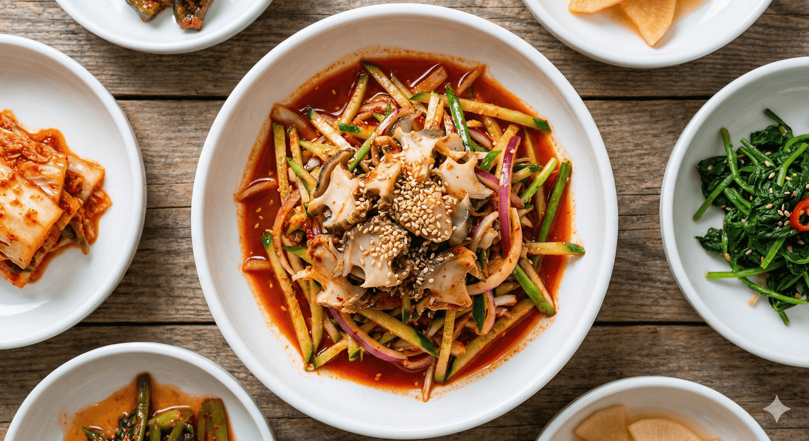 Korean-Style Turban Shells (Golbaengi Muchim)